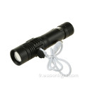 Nouvelle torche LED rechargeable à faisceau élevé USB